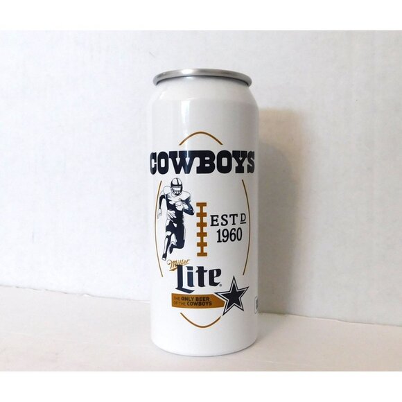 Dallas Cowboys Other - Dallas Cowboys Miller Lite 6" Aluminum Mug NFL Authentic Game Day Collectible